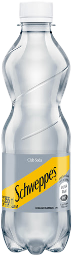 Club Soda Schweppes PET 355 ml