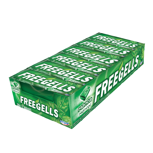 Caramelo Freegells Menta - Blister